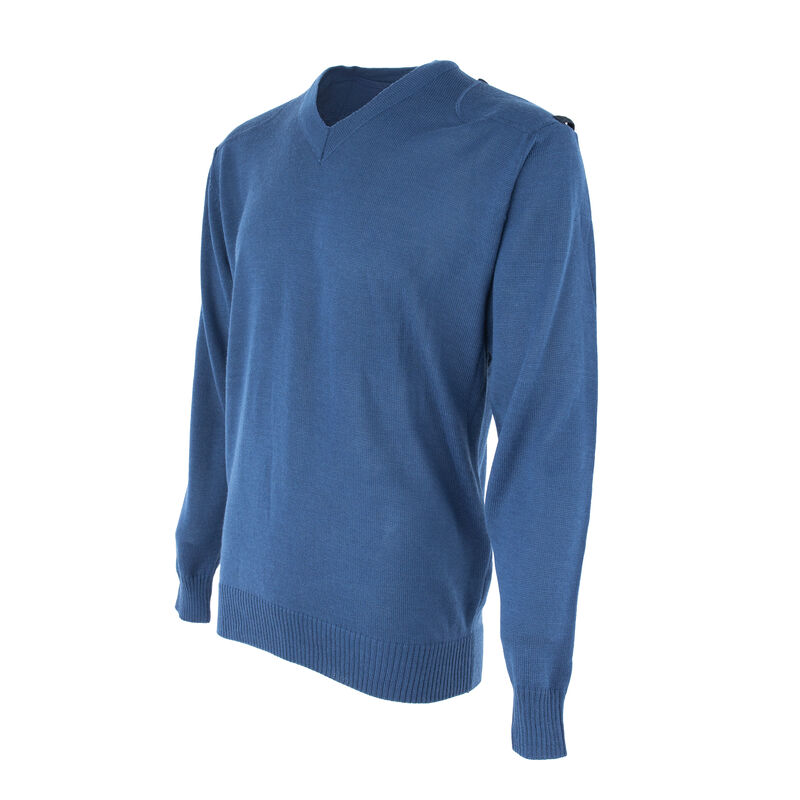 Dutch Assorted Blue V-Neck Sweater | Issued & #2 Condition, , large image number 5